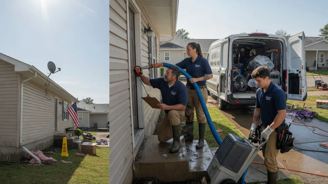 Ceiling Water Damage Restoration in Elizabeth, CO near me